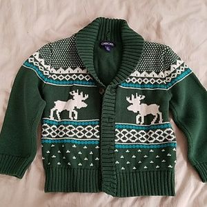 Boys shawl collar sweater